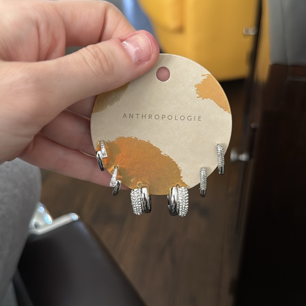 Anthropologie Earrings s/3